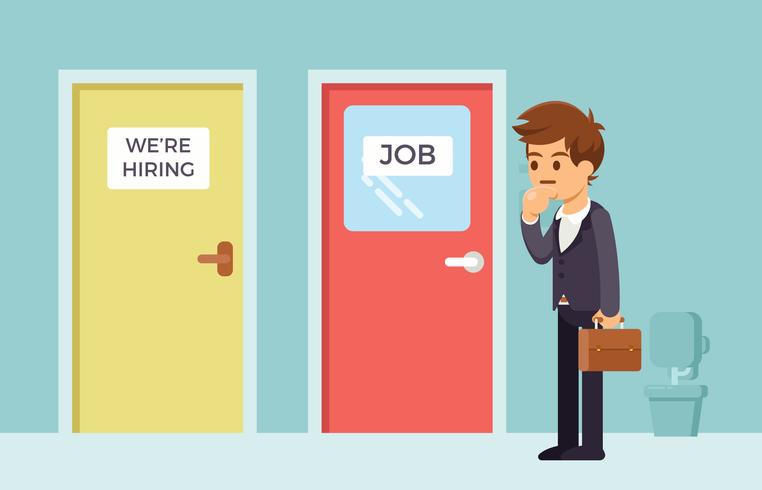 Job seeker using online portal